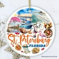 thumbnail image 1 of St. Petersburg Christmas Ornament, Florida's Gulf Coast City Souvenir and Decor, 1 of 8