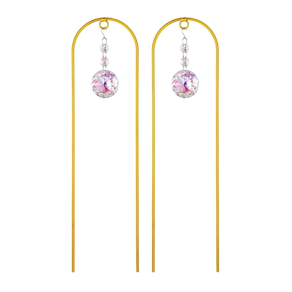 Artistic Sun Catchers Plant Stands with Durability Zincs Alloys Frame Solar Reflective For Vertical Gardens