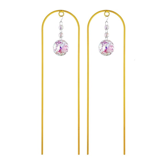 Artistic Sun Catchers Plant Stands with Durability Zincs Alloys Frame Solar Reflective For Vertical Gardens