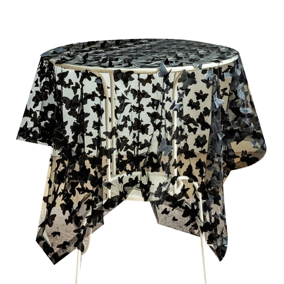 Artistic Tablecloth Lightweight Fabric Theme Washable For Dining Party