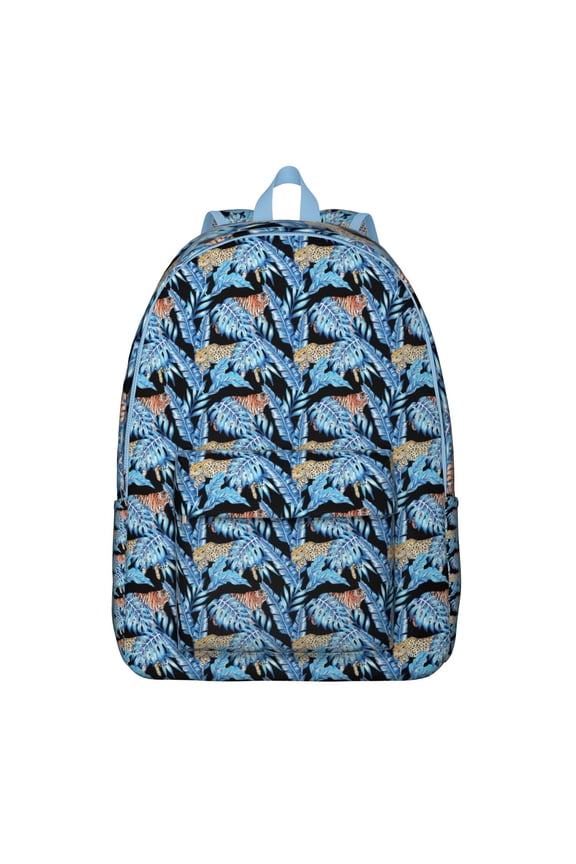 Artistic Tiger Pattern Backpack – Bengal Stripes Jungle Bookbag for Lovers of Wildlife, Travel, and Adventure