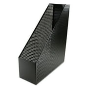 Artistic Urban Collection Punched Metal Magazine File, 3 1/2 x 10 x 11 1/2, Black