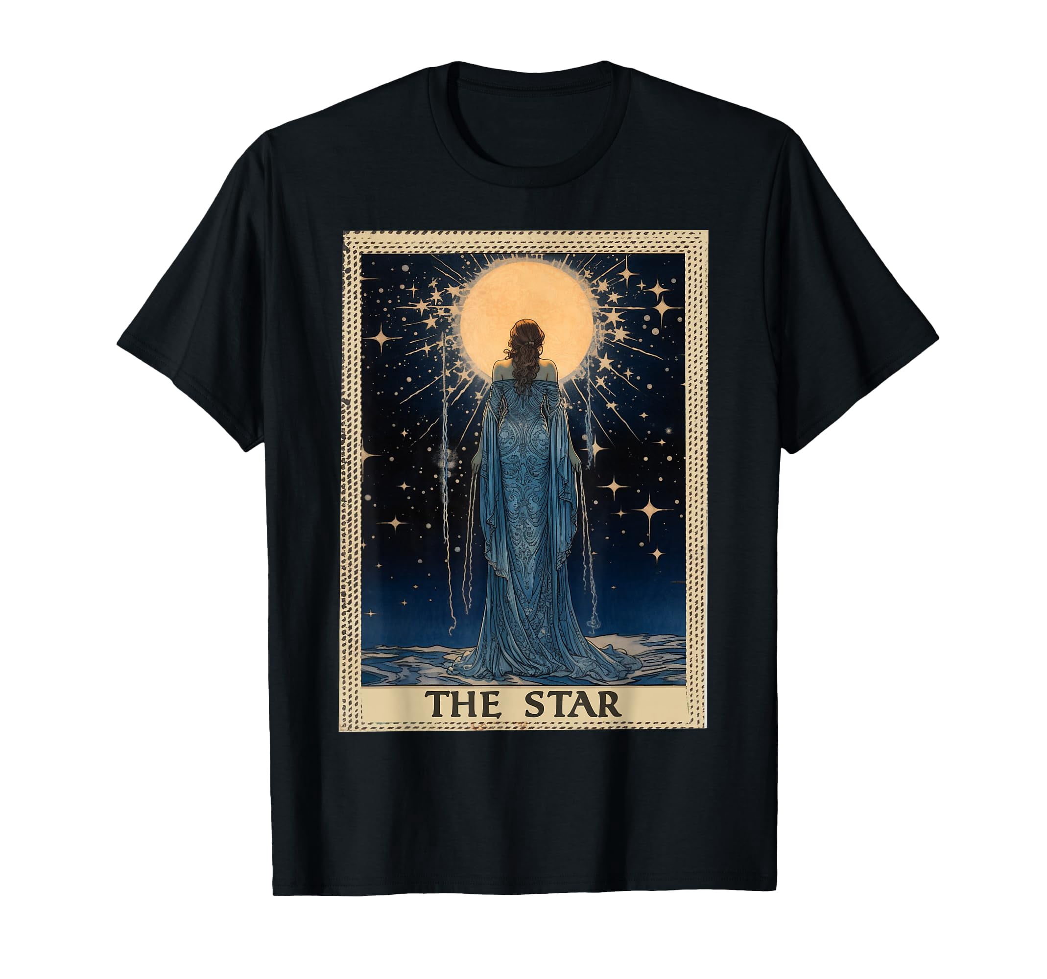 Artistic Vintage Tarot Card The Star T-Shirt for Unique Style and ...