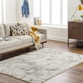 thumbnail image 1 of Livabliss Washable Rugs for Living Room, 9x12 Alder Modern Ivory Area Rug, Bedroom Dining Room Home Decor Stain Resistant Carpet (8'11" x 12'), 1 of 6