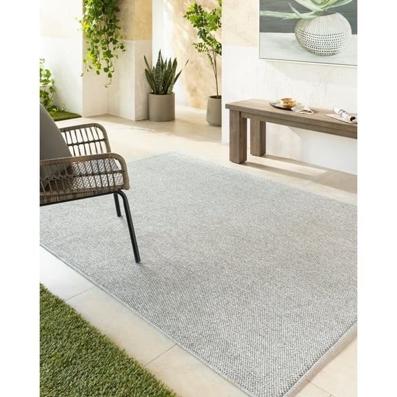 Artistic Wavers Bouclair Area Rug, 7'10" x 10', Light Gray