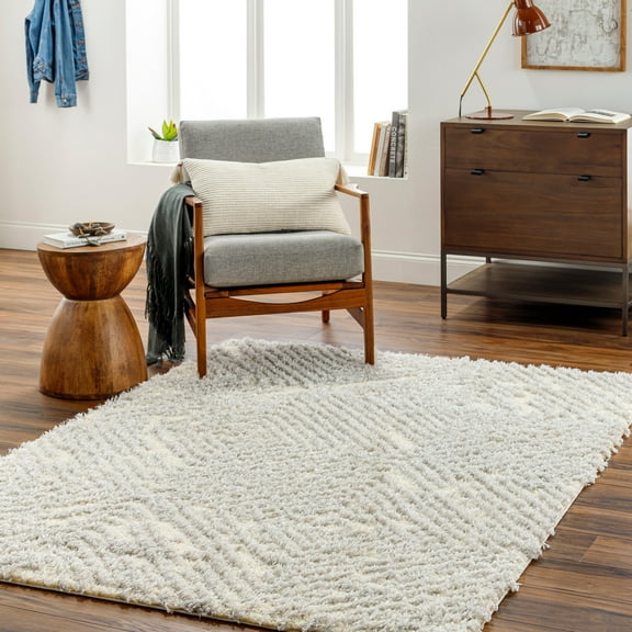 Artistic Wavers Everton Plus Area Rug, 5'3" x 7', Gray/Cream