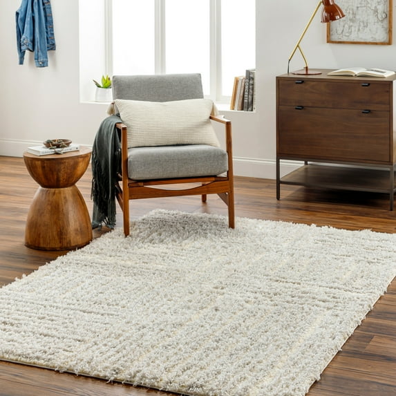 Artistic Wavers Everton Plus Area Rug, 5'3" x 7', Gray/Cream