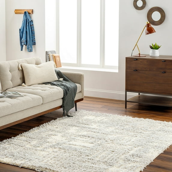 Artistic Wavers Everton Plus Area Rug, 7'10" x 9'6", Gray/Cream