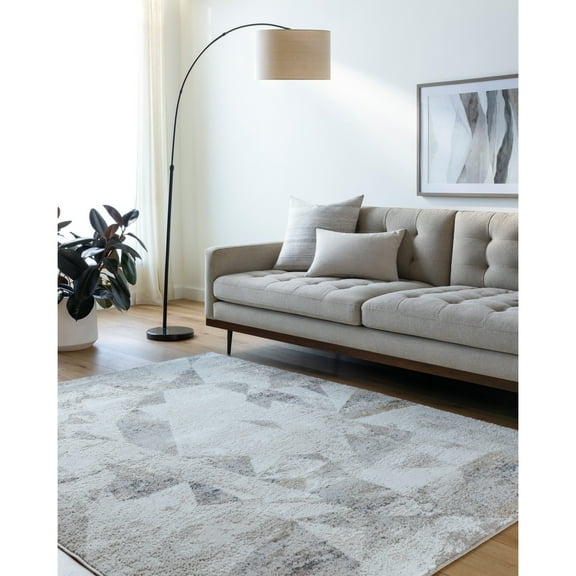 Artistic Wavers Mood Area Rug, 5'3" x 7', Taupe
