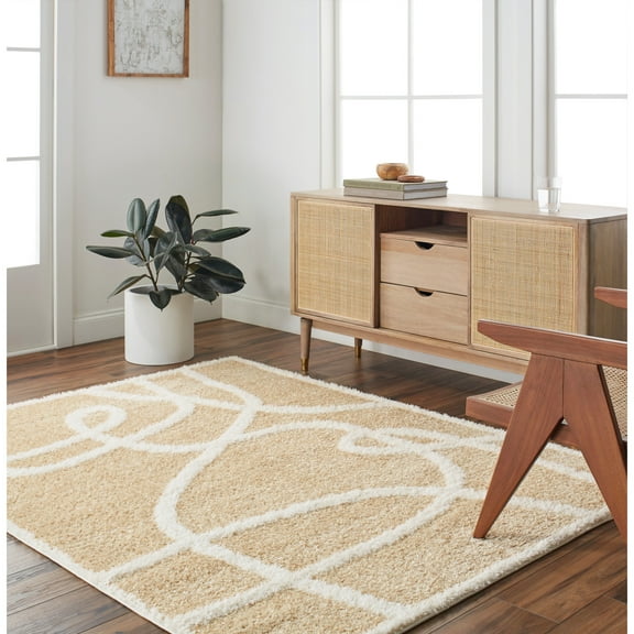 Artistic Wavers Rodos Area Rug, 7'10" x 10', Tan