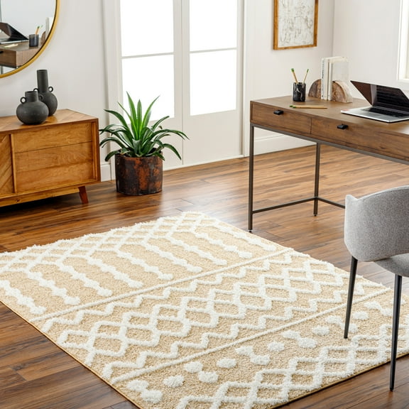 Artistic Wavers Rodos Area Rug, 7'10" x 10', Tan