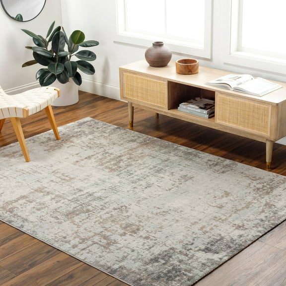 Artistic Wavers Roma Area Rug, 8'11" x 12'4", Dark Gray