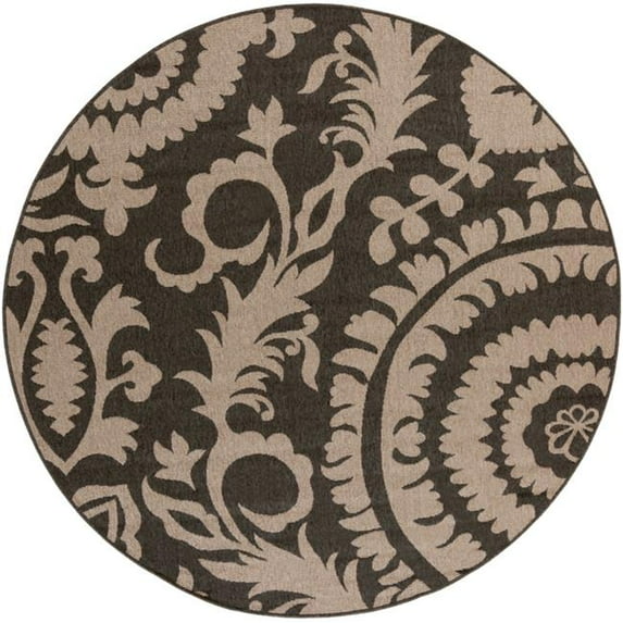 Artistic Weavers Alfresco Area Rug, Tan/Black, 7'3" x 7'3"