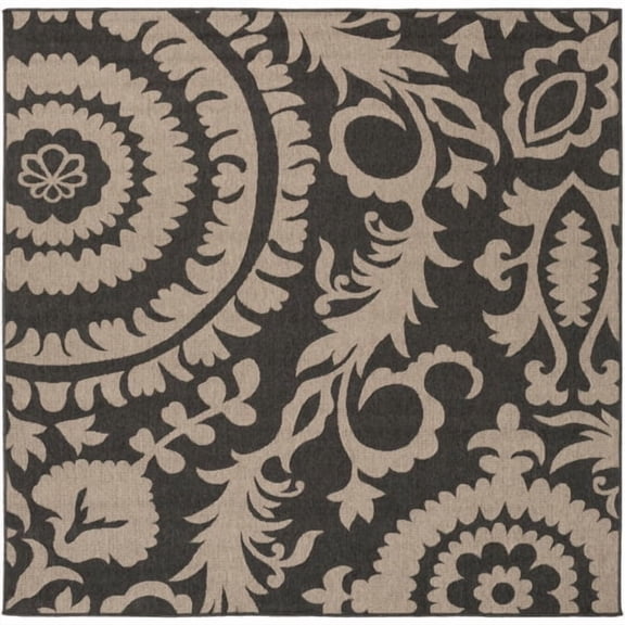 Artistic Weavers Alfresco Area Rug, Tan/Black, 7'3" x 7'3"