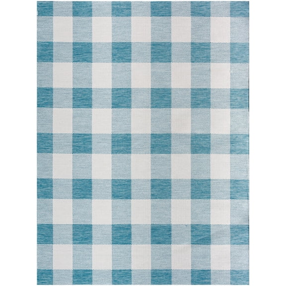 Artistic Weavers Barbados Outdoor Area Rug, 5'2" x 7', Blue