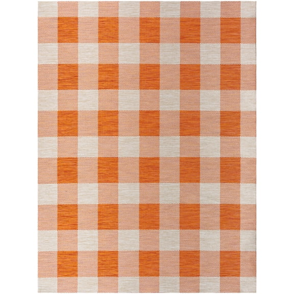 Artistic Weavers Barbados Outdoor Area Rug, 5'2" x 7', Orange