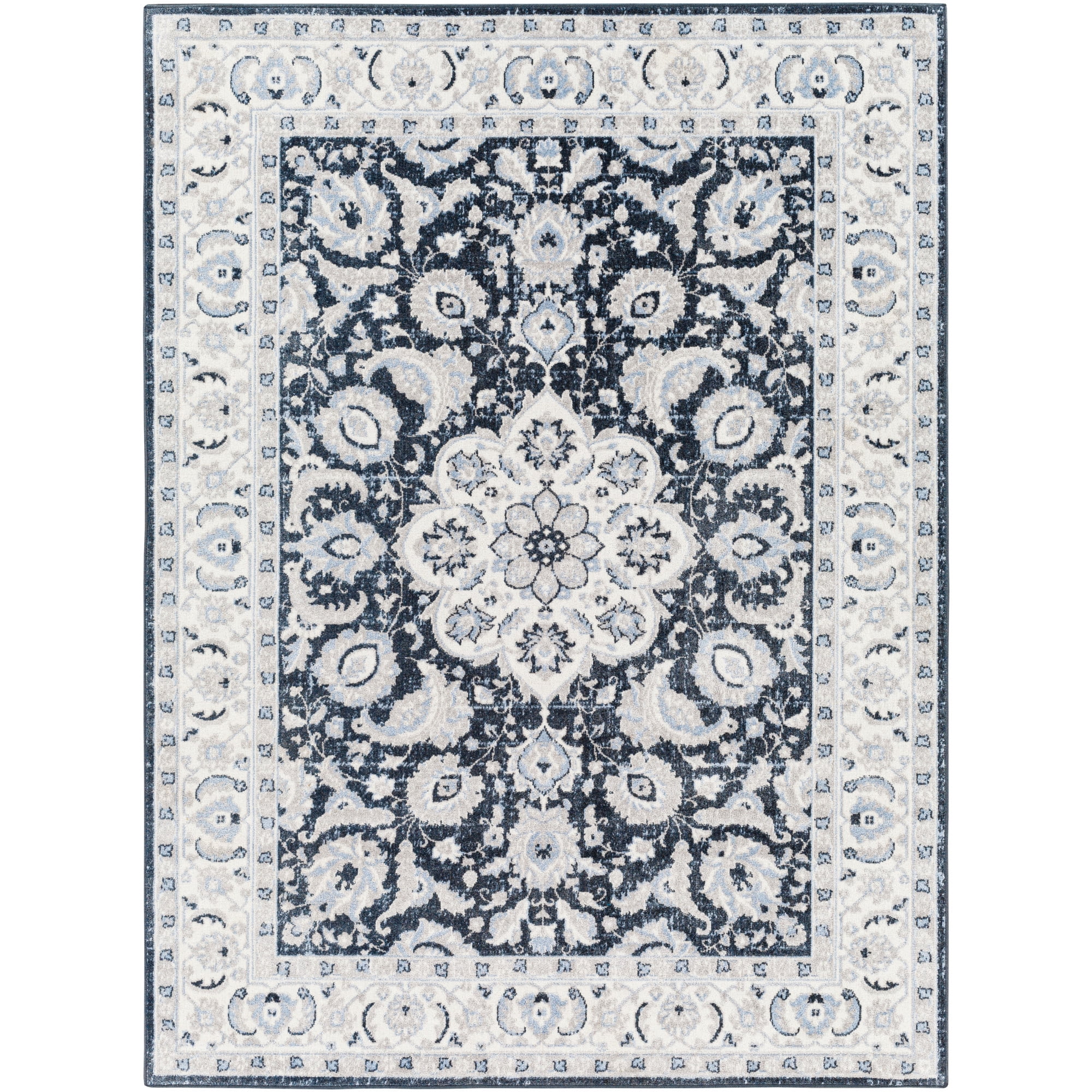 Artistic Weavers  Blue 6'7" x 9'  Rectangle Area Rug