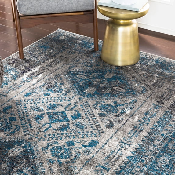 Artistic Weavers Blue/Gray 12' x 15' Traditional Rectangle Area Rug