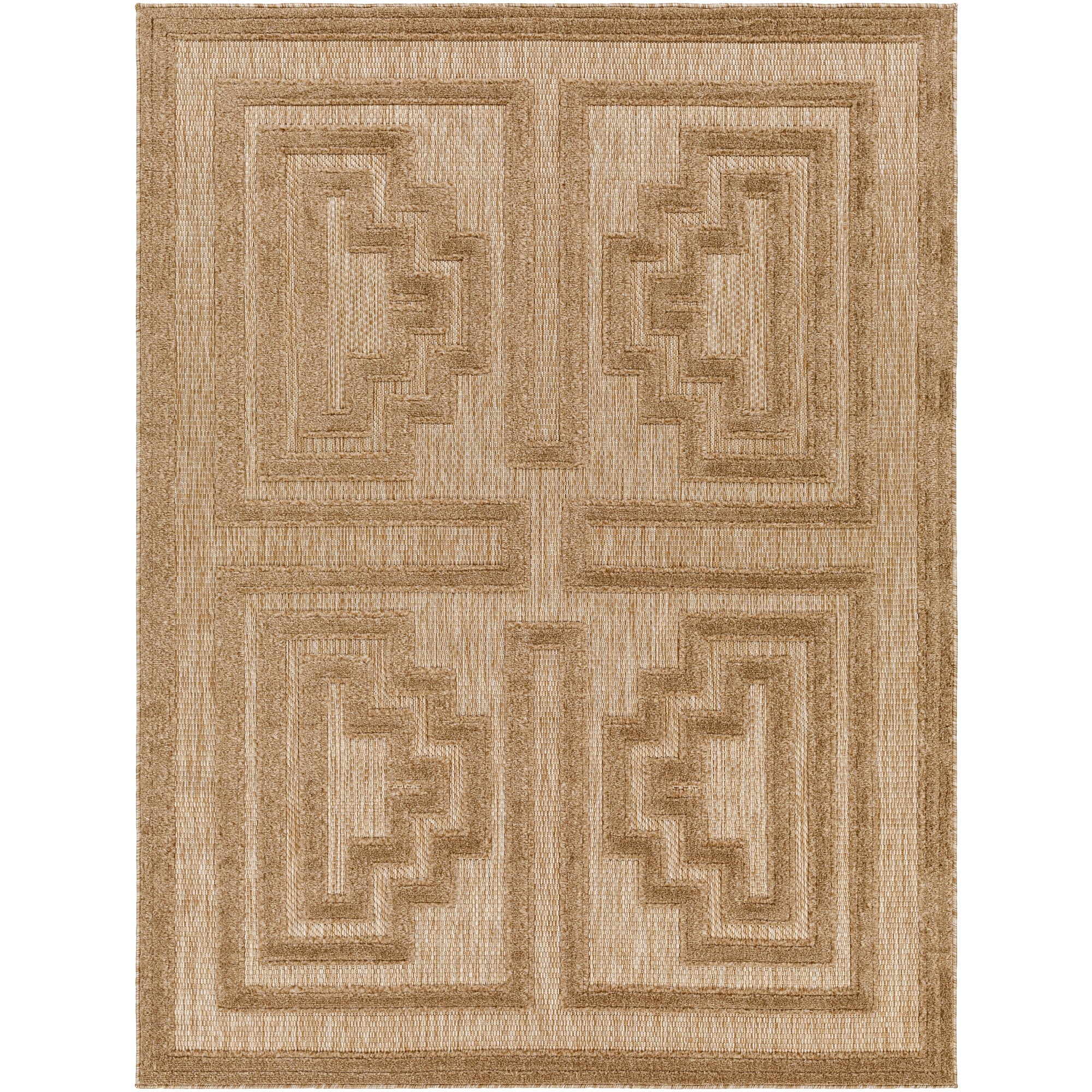 Artistic Weavers  Brown 8' x 10'  Indoor/Outdoor Rectangle Area Rug