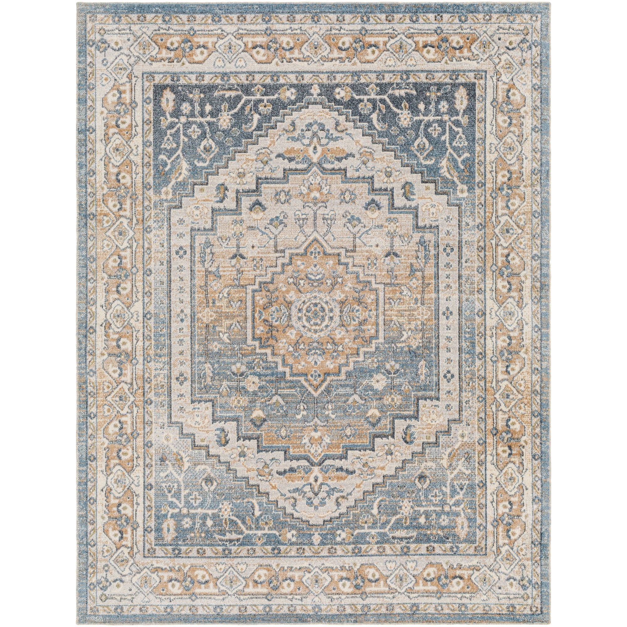 Artistic Weavers  Charcoal/camel 8' x 10'  Machine Washable Rectangle Area Rug