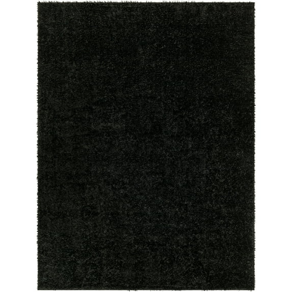 Artistic Weavers Cloudy Shag Black 8' x 10' Modern Rectangle Area Rug