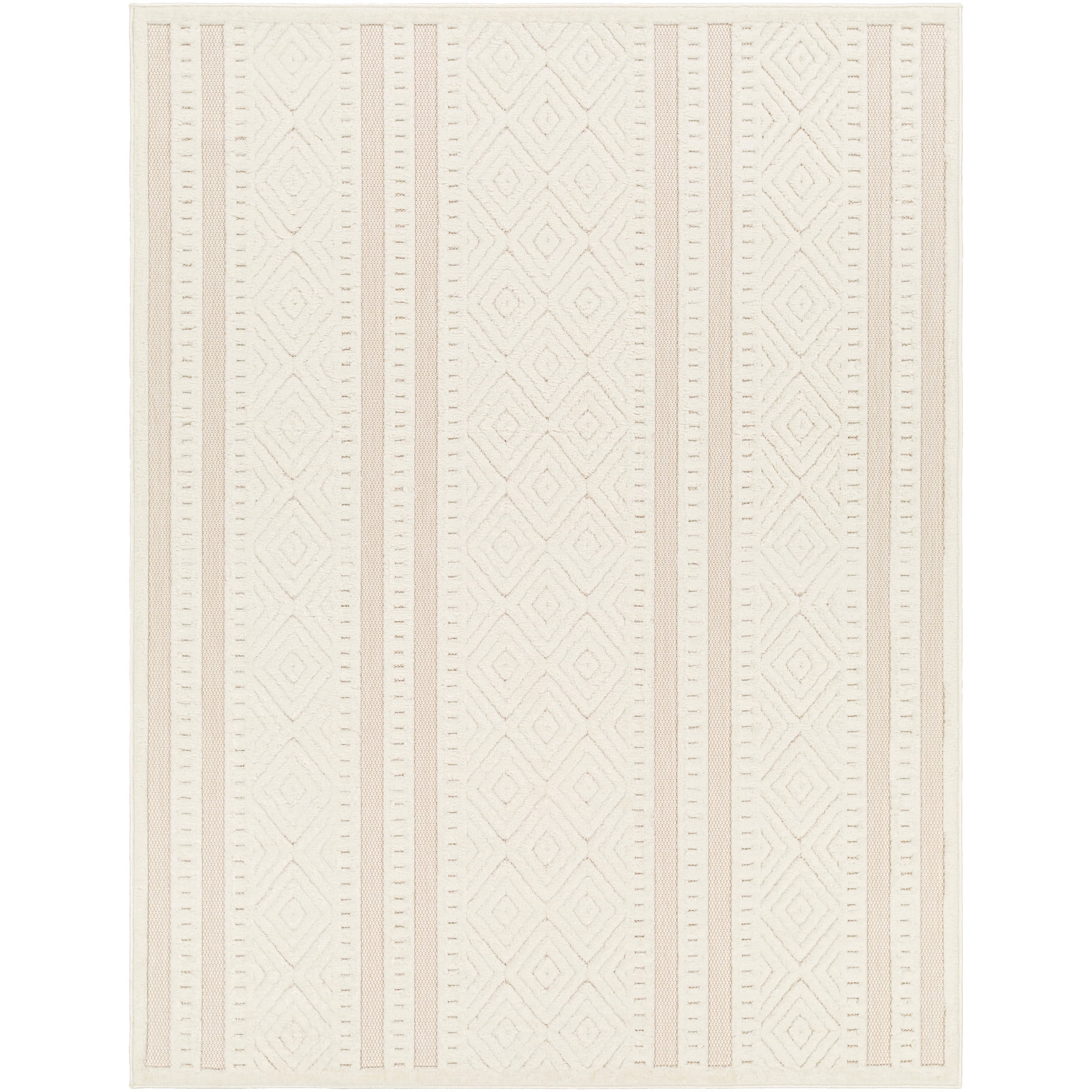 Artistic Weavers  Cream 7' x 9'  Indoor/Outdoor Rectangle Area Rug