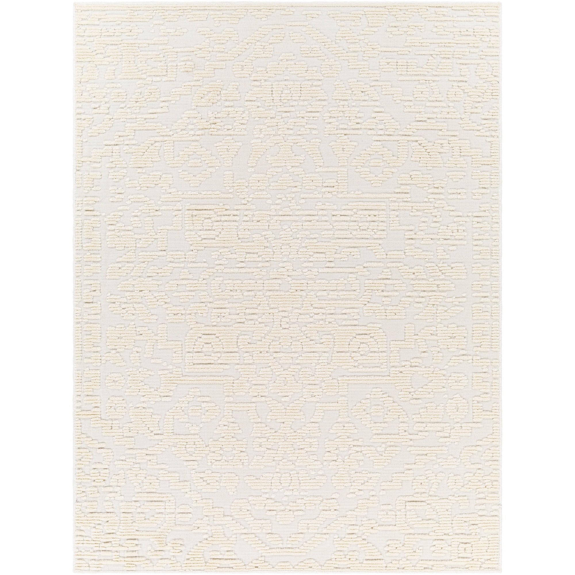 Artistic Weavers  Cream 8' x 10'  Machine Washable Rectangle Area Rug