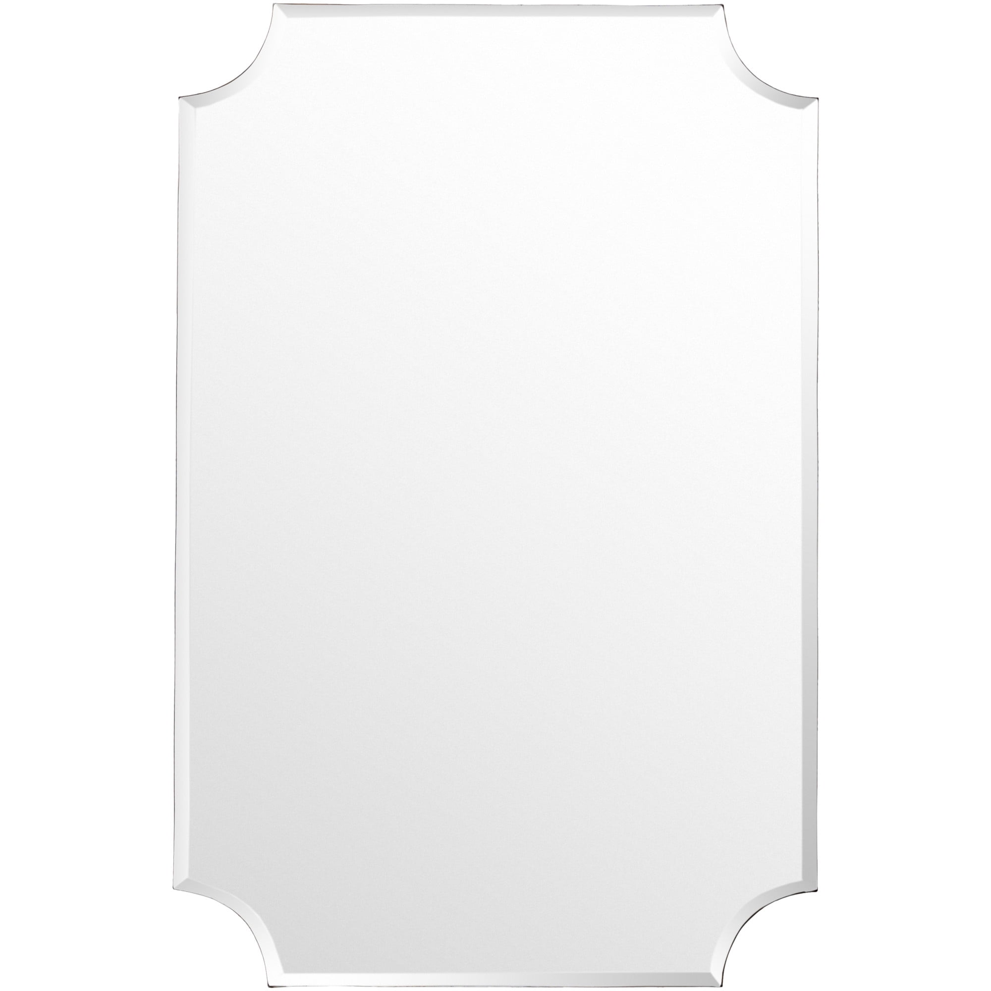 Crystalline Beveled Glass 24"x36" Frameless Rectangular Mirror