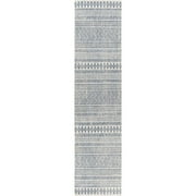 Artistic Weavers Eagean Oriental Runner Area Rug, Denim ,2'7" x 12'