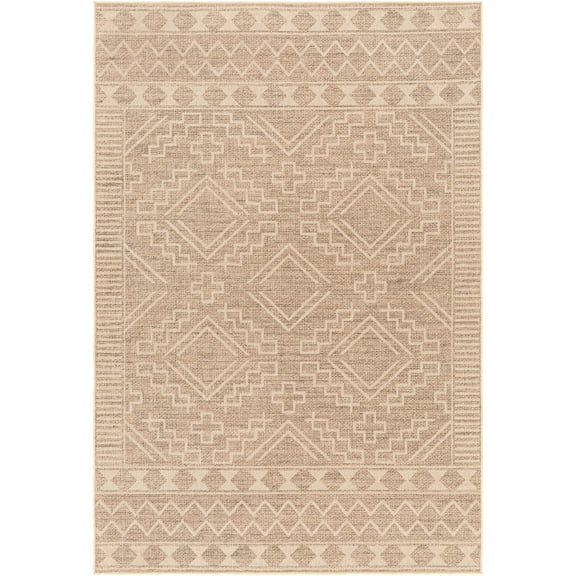 Artistic Weavers Ez Jute Machine Washable Area Rug, 3' x 5', Natural/White