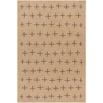 Artistic Weavers Ez Jute Machine Washable Area Rug, 5' x 8', Natural/Grey