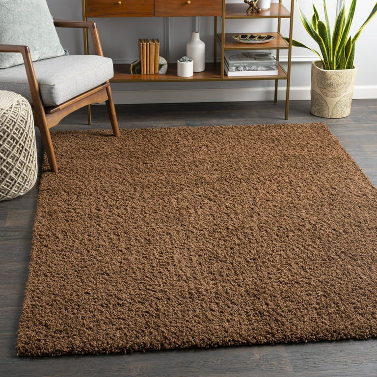 Artistic Weavers Fourni Dark Brown Solid 5'3&quot; x 7' Rectangle Area 