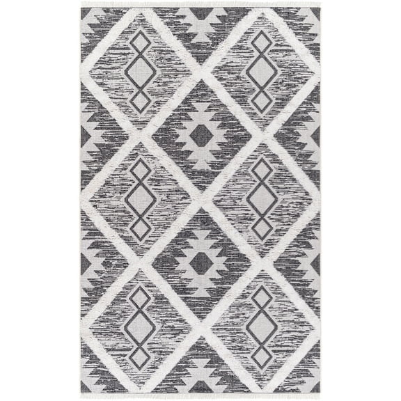 Artistic Weavers  Gray 2' x 4' Rustic Rectangle Area Rug