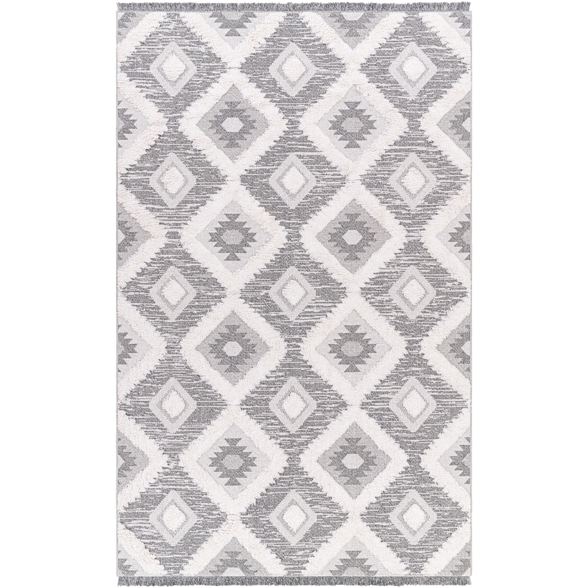 Artistic Weavers  Gray 2' x 4' Rustic Rectangle Area Rug