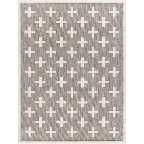 Artistic Weavers Gray 5' x 8' Indoor/Outdoor Rectangle Area Rug