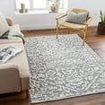 thumbnail image 1 of Artistic Weavers  Gray/Cream 3' x 5'  Machine Washable Rectangle Area Rug, 1 of 4