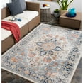 thumbnail image 1 of Livabliss Huntington Beach Medallion Indoor/Outdoor Area Rug, Navy/Multi ,5'3" x 5'3", 1 of 6