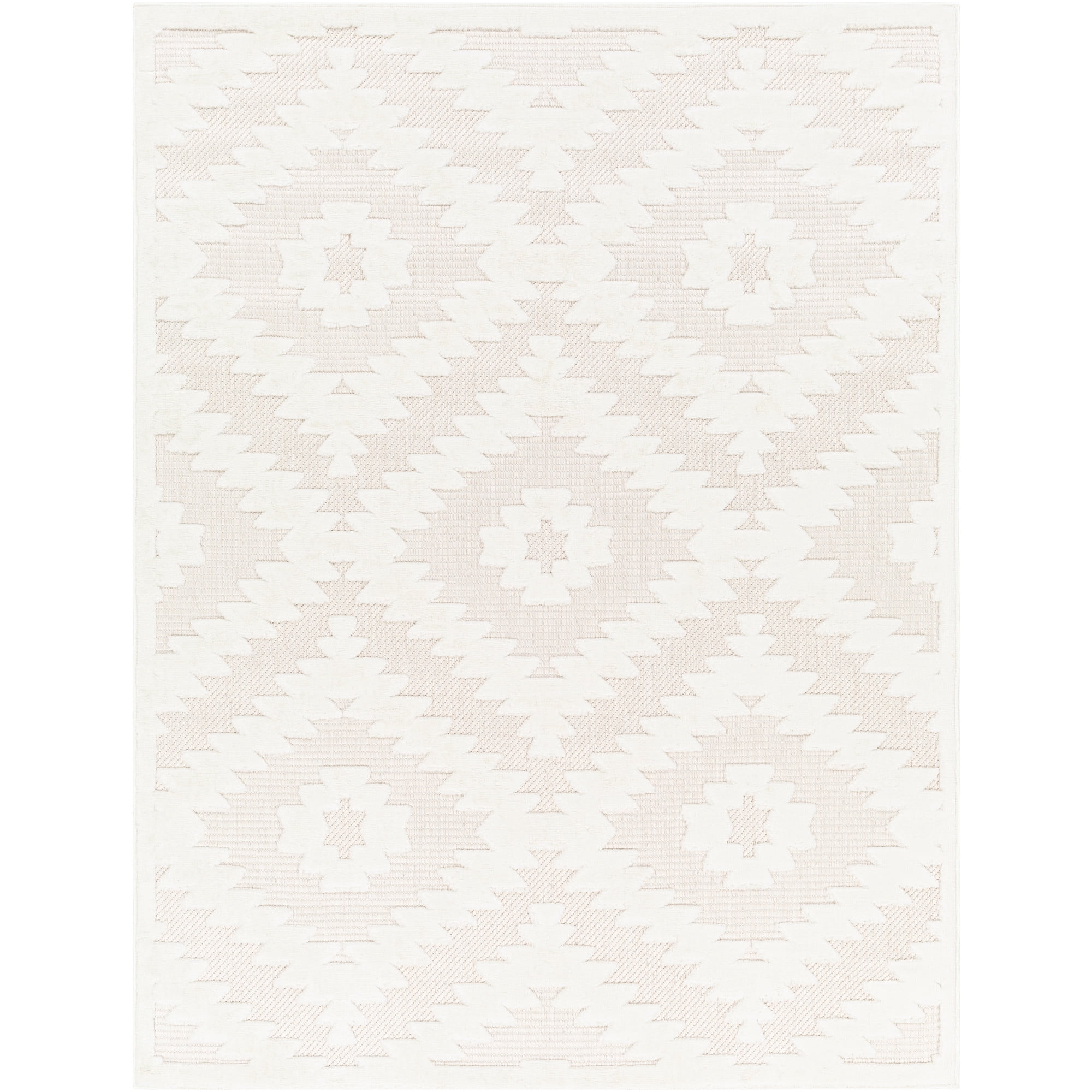Artistic Weavers  Ivory 5' x 8'  Indoor/Outdoor Rectangle Area Rug
