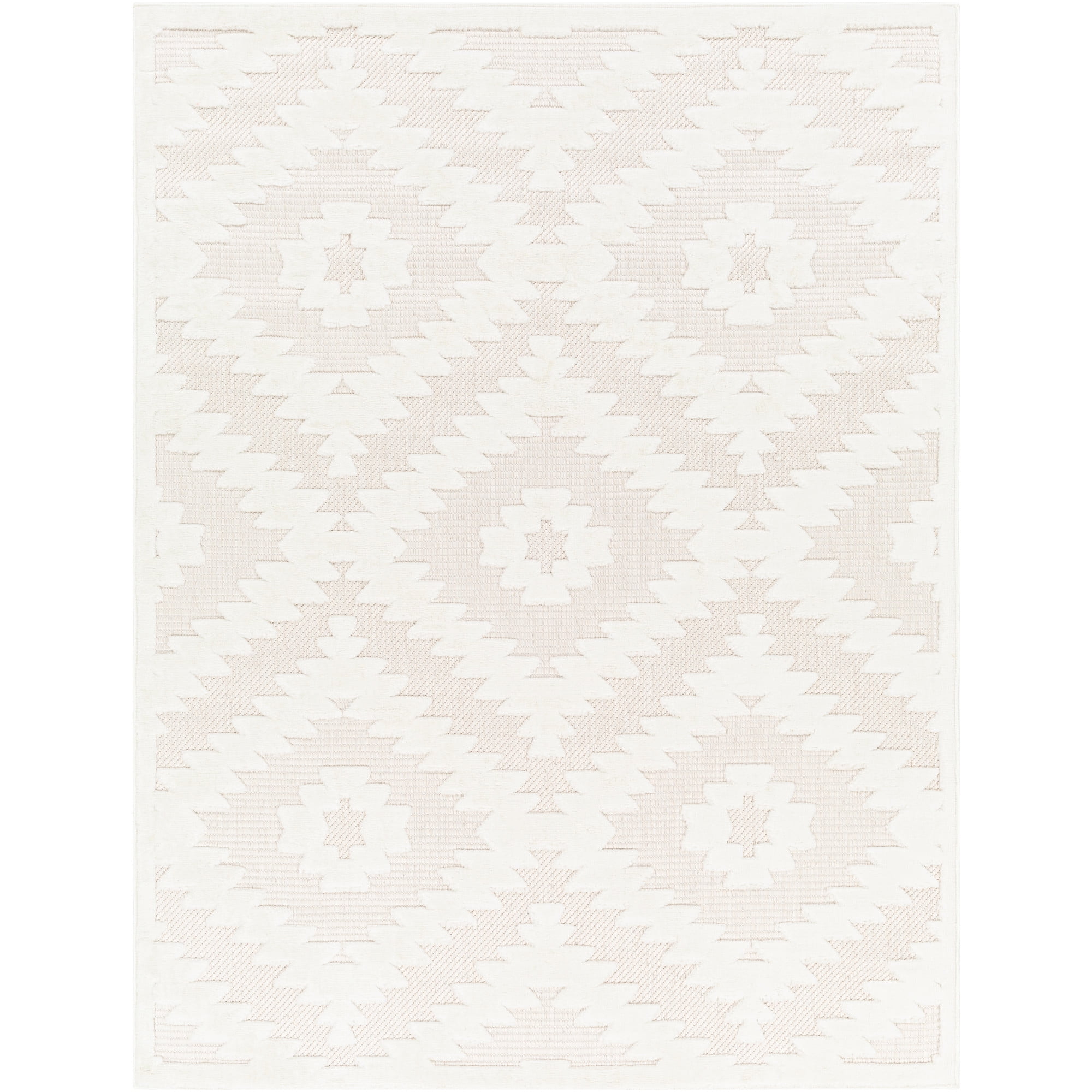 Artistic Weavers  Ivory 7' x 9'  Indoor/Outdoor Rectangle Area Rug
