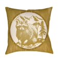 thumbnail image 1 of Artistic Weavers LGCB2004-1616 Artistic Weavers Lodge Cabin Raccoon Ridge Poly Filled Pillow - Mustard & Beige - 16 x 16 ft., 1 of 7
