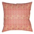 thumbnail image 1 of Artistic Weavers LOTA1255-1616 Lolita Square Pillow, Poppy Red & Tangerine - 16 x 16 in., 1 of 1