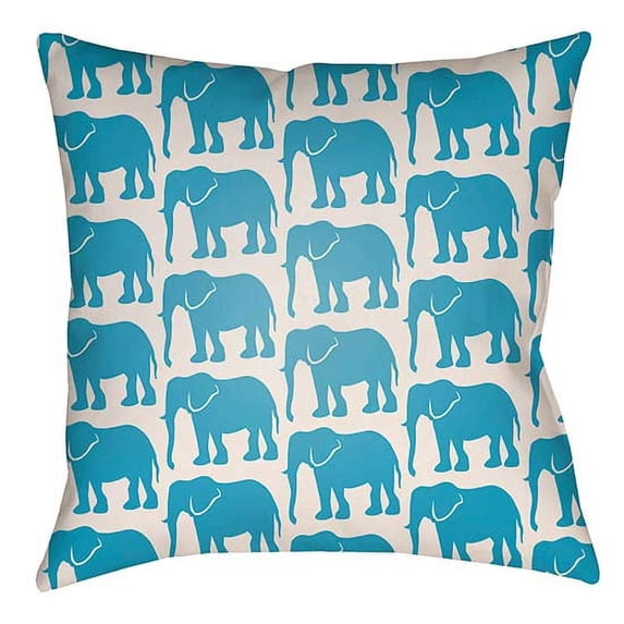 Artistic Weavers LOTA1419-2020 Lolita Square Pillow Aqua & Ivory - 20 x 20 in.