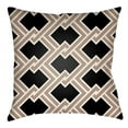 Artistic Weavers LTCH11101818 Litchfield Square Pillow Onyx & Taupe