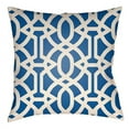 thumbnail image 1 of Artistic Weavers LTCH1113-2020 Litchfield Square Pillow, Royal Blue & Ivory - 20 x 20 ft., 1 of 1