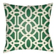 thumbnail image 1 of Artistic Weavers LTCH1116-2020 Litchfield Square Pillow, Kelly Green & Ivory - 20 x 20 ft., 1 of 1