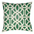 thumbnail image 1 of Artistic Weavers LTCH1116-2626 Litchfield Square Pillow, Kelly Green & Ivory - 26 x 26 ft., 1 of 1