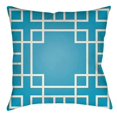 thumbnail image 1 of Artistic Weavers LTCH1137-1616 Litchfield Square Pillow, Aqua & Ivory - 16 x 16 ft., 1 of 7