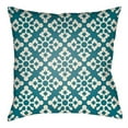 thumbnail image 1 of Artistic Weavers LTCH1366-2020 Litchfield Square Pillow, Teal & Ivory - 20 x 20 ft., 1 of 7