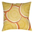 thumbnail image 1 of Artistic Weavers LTCH1371-1818 Litchfield Square Pillow, Bright Yellow & Ivory - 18 x 18 ft., 1 of 7