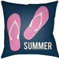thumbnail image 1 of Artistic Weavers LTCH1438-1616 Litchfield Square Pillow, Blue - 16 x 16 in., 1 of 7